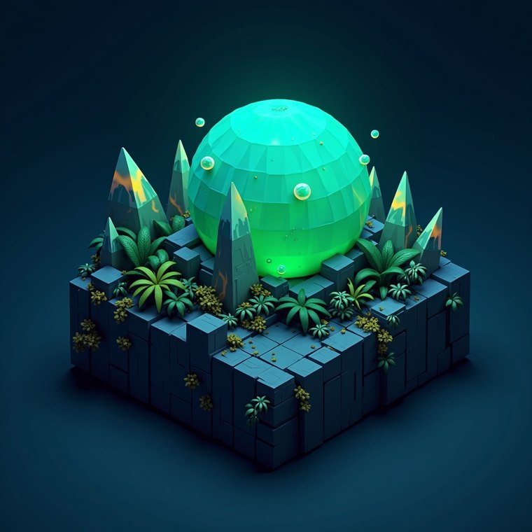 Resource worlds Ferros and Verdis